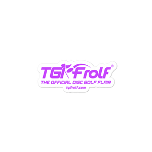 Open image in slideshow, TGI Frolf® Bubble-free Kiss Cut Stickers
